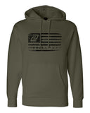 Diesel Creek Distressed Flag Heavyweight Hoodie