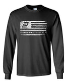 Diesel Creek Distressed Flag Long Sleeve Shirt