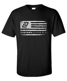 Diesel Creek Distressed Flag Short Sleeve Shirt