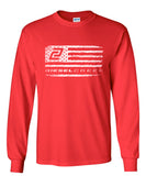 Diesel Creek Distressed Flag Long Sleeve Shirt