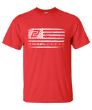Diesel Creek Distressed Flag Short Sleeve Shirt