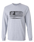 Diesel Creek Distressed Flag Long Sleeve Shirt
