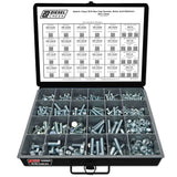 Metric Class 10.9 Coarse Thread Hex Bolt, Nut & Washer Assortment - 595 Piece