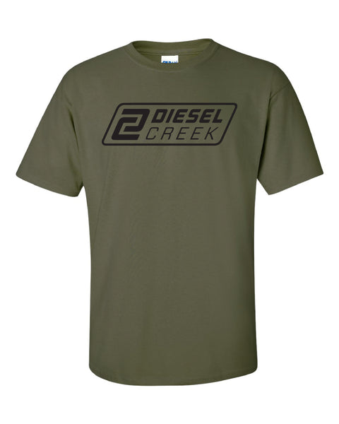 Diesel Creek Branded Shirt - Military Green – Diesel Creek Merch Store