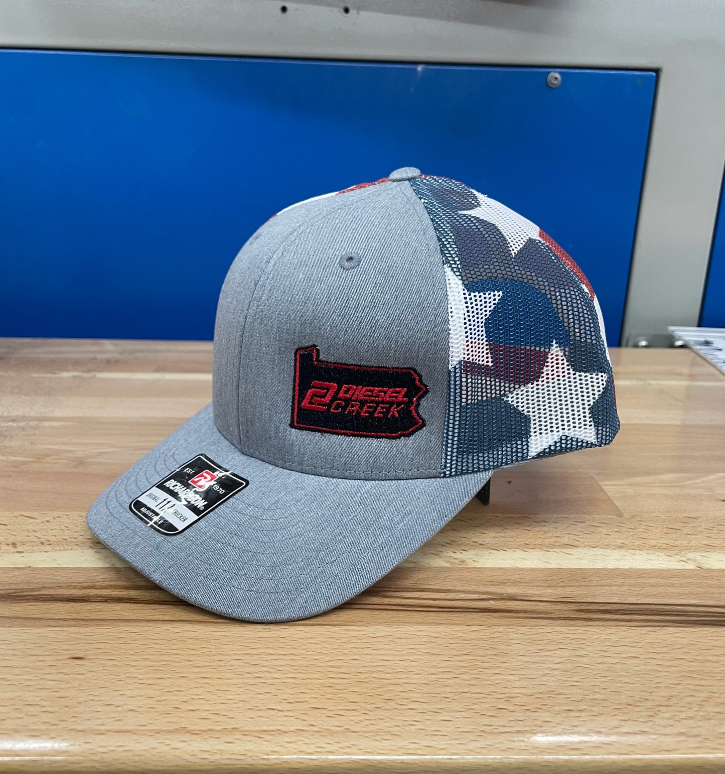 Embroidered Diesel Creek PA State Cap