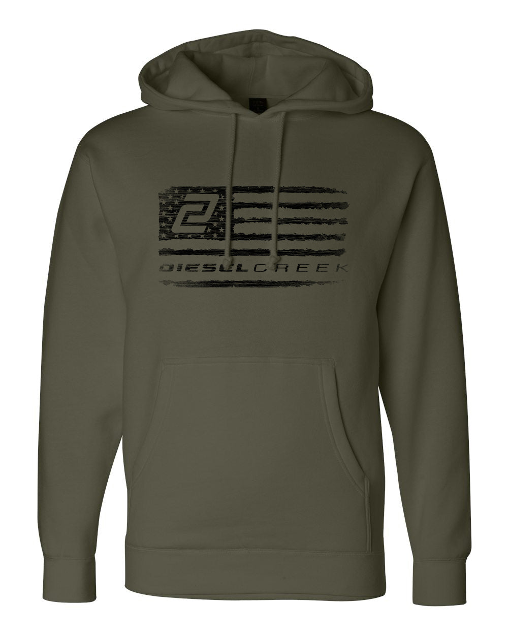 Diesel Creek Distressed Flag Heavyweight Hoodie