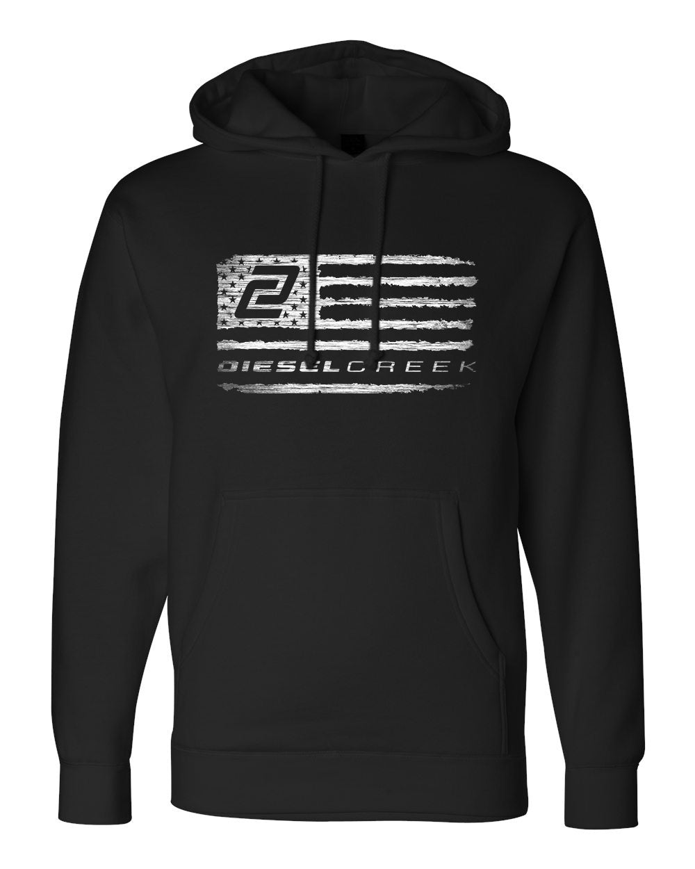 Diesel Creek Distressed Flag Heavyweight Hoodie