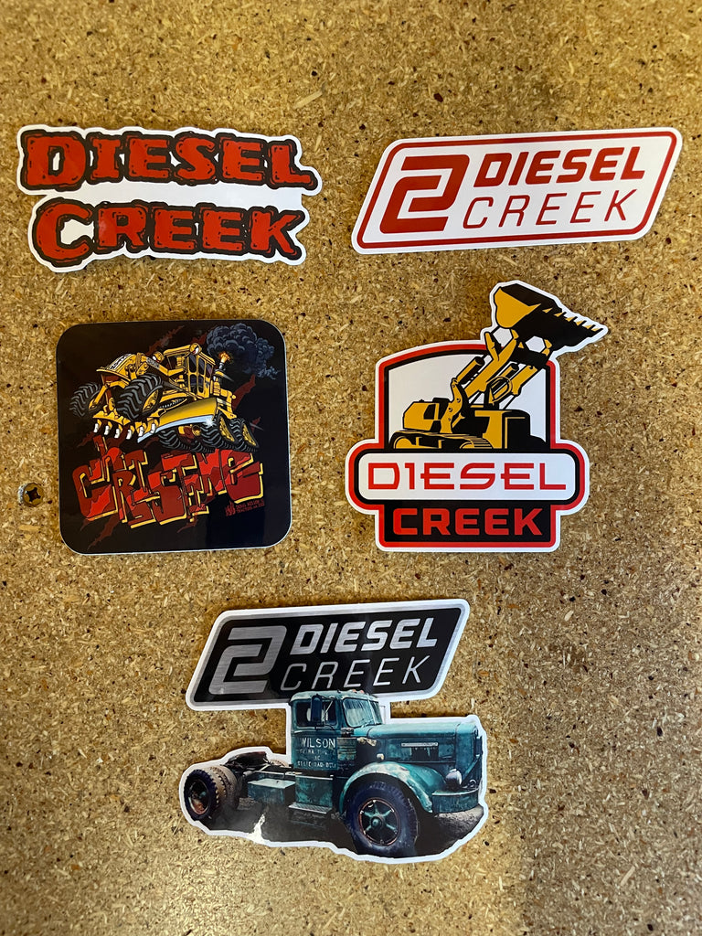 rosado cura Terrible Diesel Creek Sticker Pack – Diesel Creek Merch Store